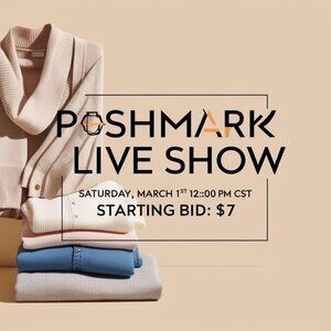 Posh Live Show! Saturday, 3/1, 12pm CST | $7 starts